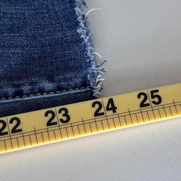 Seven7 Tower Straight Crop Jeans | Size 4 | Blue Stretch Denim - Picture 10 of 10